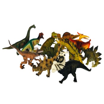 Set figurine dinozauri,12 piese, multicolor,3 ani+ Set figurine dinozauri,12 piese, multicolor,3 ani+
