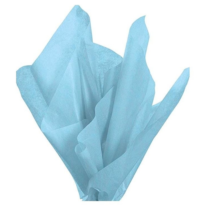 Hartie de matase Blue intens, set 40 coli, 50x70 cm, 1 cutie x 13 seturi
