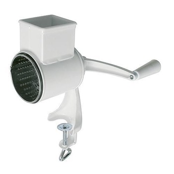 Masina de tocat nuci, alba, din aluminiu Masina de tocat nuci, alba, din aluminiu