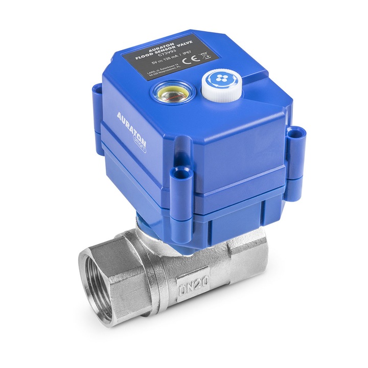 Auraton Smart Valve, árvízérzékelő vezérléshez, IP67 0-105 fok, 1 hüvelyk