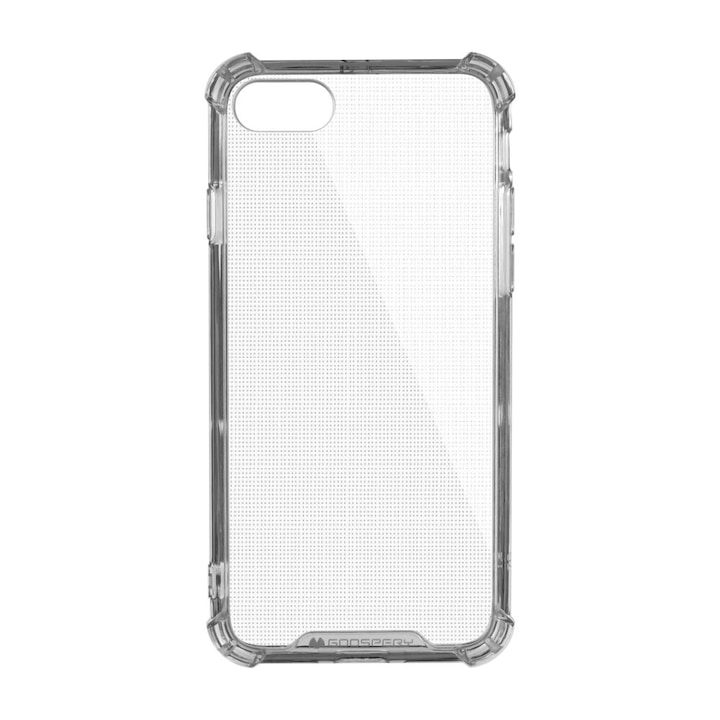 Bumper Mercury Super Protect pentru iPhone SE 2 (2020), Antisoc, Transparent