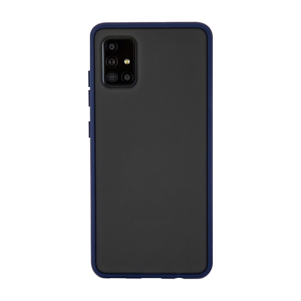 Bumper Mercury Peach Garden pentru Samsung Galaxy A51, Antisoc, Navy