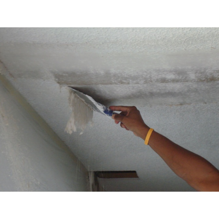Spaclu TOPEX , Inox, Maner Bi-Material, 75 mm, 1 buc