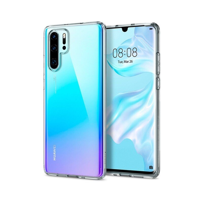 Husa Premium Spigen Ultra Hybrid Huawei P30 Pro Transparenta