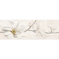 Faianta Decor Stone Flowers Beige 25x75, Cersanit