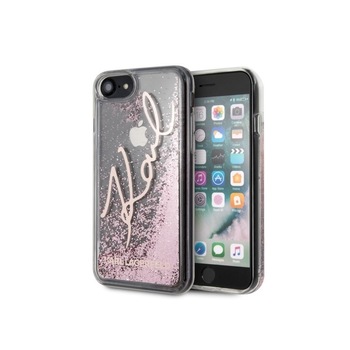 Husa Premium Spate Karl Lagerfeld Pentru iPhone Se 2 ( 2020 ) ,liquid Glitter Roz Gold - Klhci8trksrg Husa Premium Spate Karl Lagerfeld Pentru iPhone Se 2 ( 2020 ) ,liquid Glitter Roz Gold - Klhci8trksrg