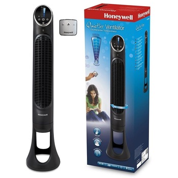 Ventilator turn Honeywell HYF290E QuietSet, 8 viteze, timer, 101 cm, zgomot redus, Negru Ventilator turn Honeywell HYF290E QuietSet, 8 viteze, timer, 101 cm, zgomot redus, Negru