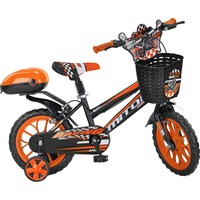 Bicicleta BadKid 15 inch Negru Portocaliu