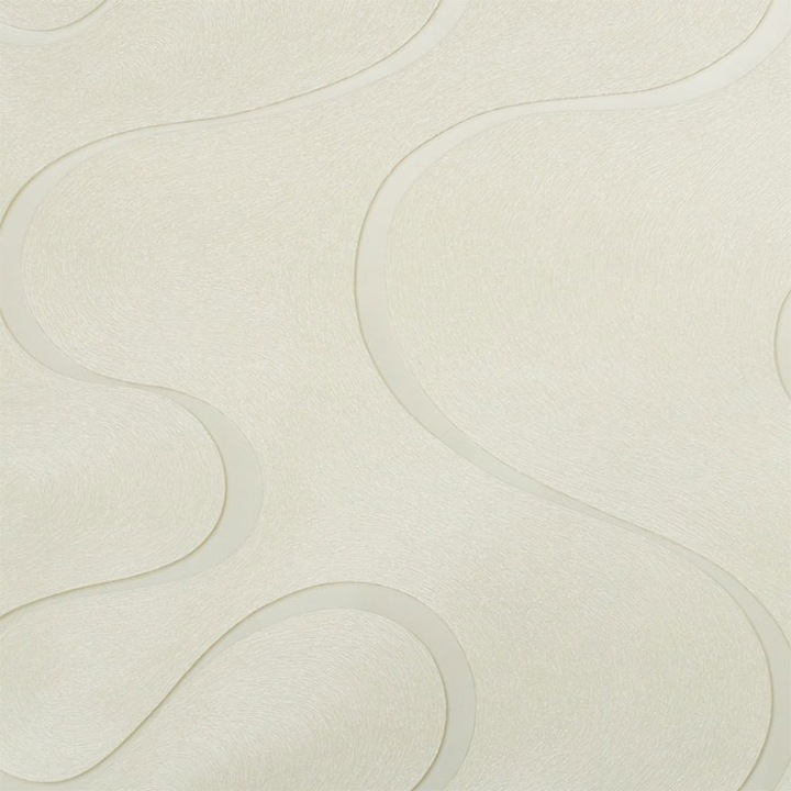 Винилов тапет, миещ се, Marburg 53339, модерен стил, абстрактен модел, кремав цвят, 10,05 x 0,70 м