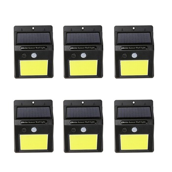 Pachet 6 Lampi Solare GAIA ,Pro48, Puternice De Perete Cu Senzor De Miscare Si Lumina Cu 48 Leduri COB ,Rezistente La Apa,IP65 Pachet 6 Lampi Solare GAIA ,Pro48, Puternice De Perete Cu Senzor De Miscare Si Lumina Cu 48 Leduri COB ,Rezistente La Apa,IP65