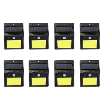 Set 8 Lampi Solare GAIA ,Pro48, Puternice De Perete Cu Senzor De Miscare Si Lumina Cu 48 Leduri COB ,Rezistente La Apa,IP65 Set 8 Lampi Solare GAIA ,Pro48, Puternice De Perete Cu Senzor De Miscare Si Lumina Cu 48 Leduri COB ,Rezistente La Apa,IP65