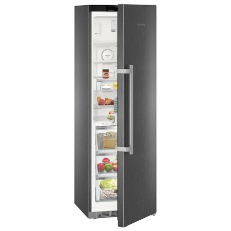 Frigider Liebherr KBbs 4374, 338 L, clasa C, BioFresh, compartiment congelator, Inox Negru