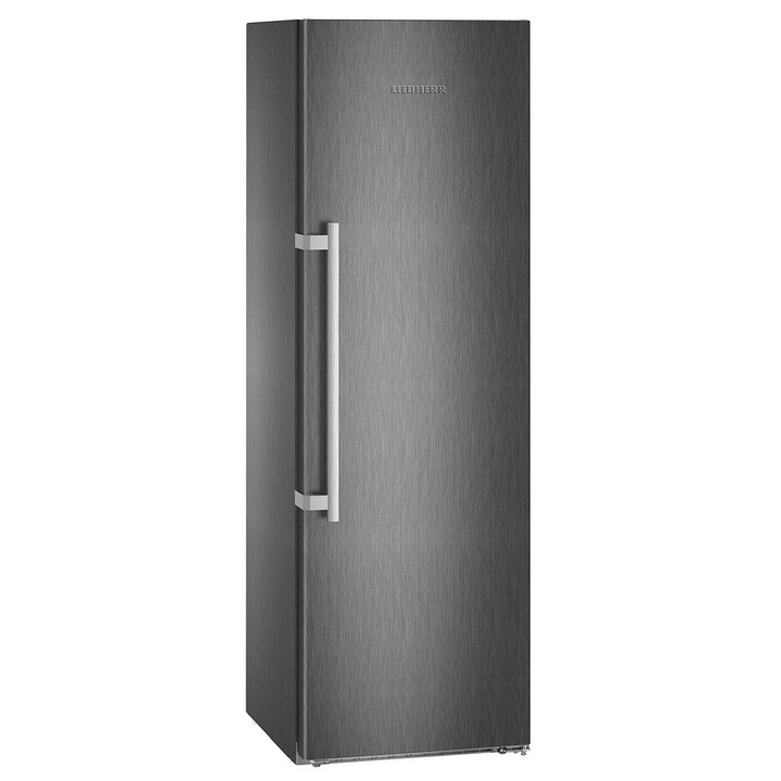 Frigider Liebherr KBbs 4374, 338 L, clasa C, BioFresh, compartiment congelator, Inox Negru