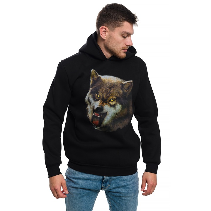 Pulóver, Printex, Férfi, Wolf Series, Toothy Wolf