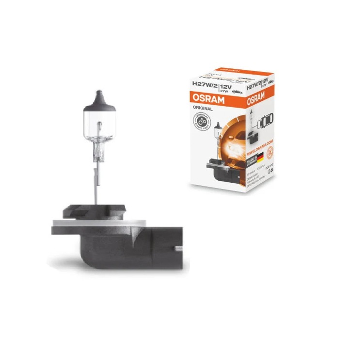Bec halogen Osram H27 12V 27W PGJ13 - mufa latelara