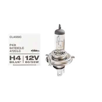 Bec halogen Osram H4 12V 60/55W BILUX P43T Bec halogen Osram H4 12V 60/55W BILUX P43T