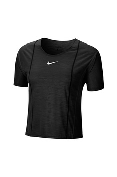 Nike, Tricou pentru alergare Icon Clash City, Negru stins/Alb Nike, Tricou pentru alergare Icon Clash City, Negru stins/Alb