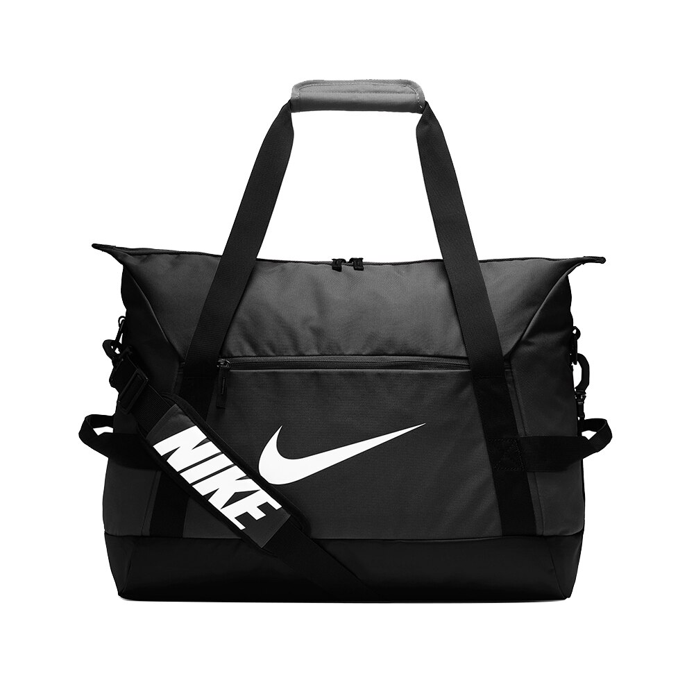 Nike, Geanta duffle unisex Academy, Gri antracit/Negru/Alb