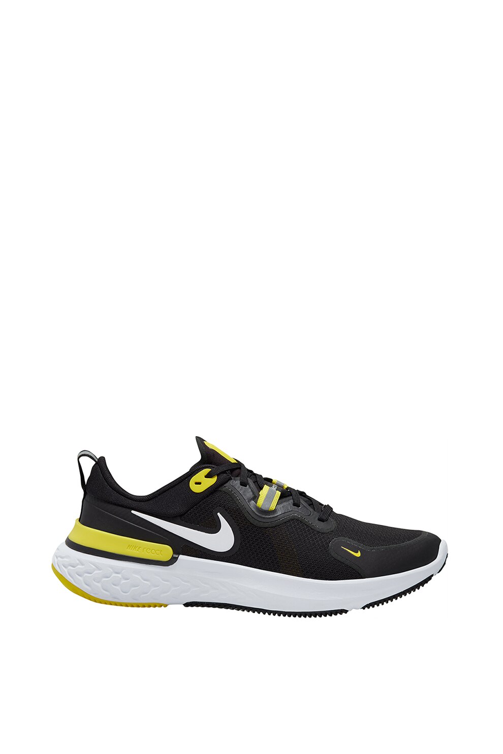 Nike, Pantofi cu detalii reflectorizante,pentru alergare React Miler, Negru/Galben