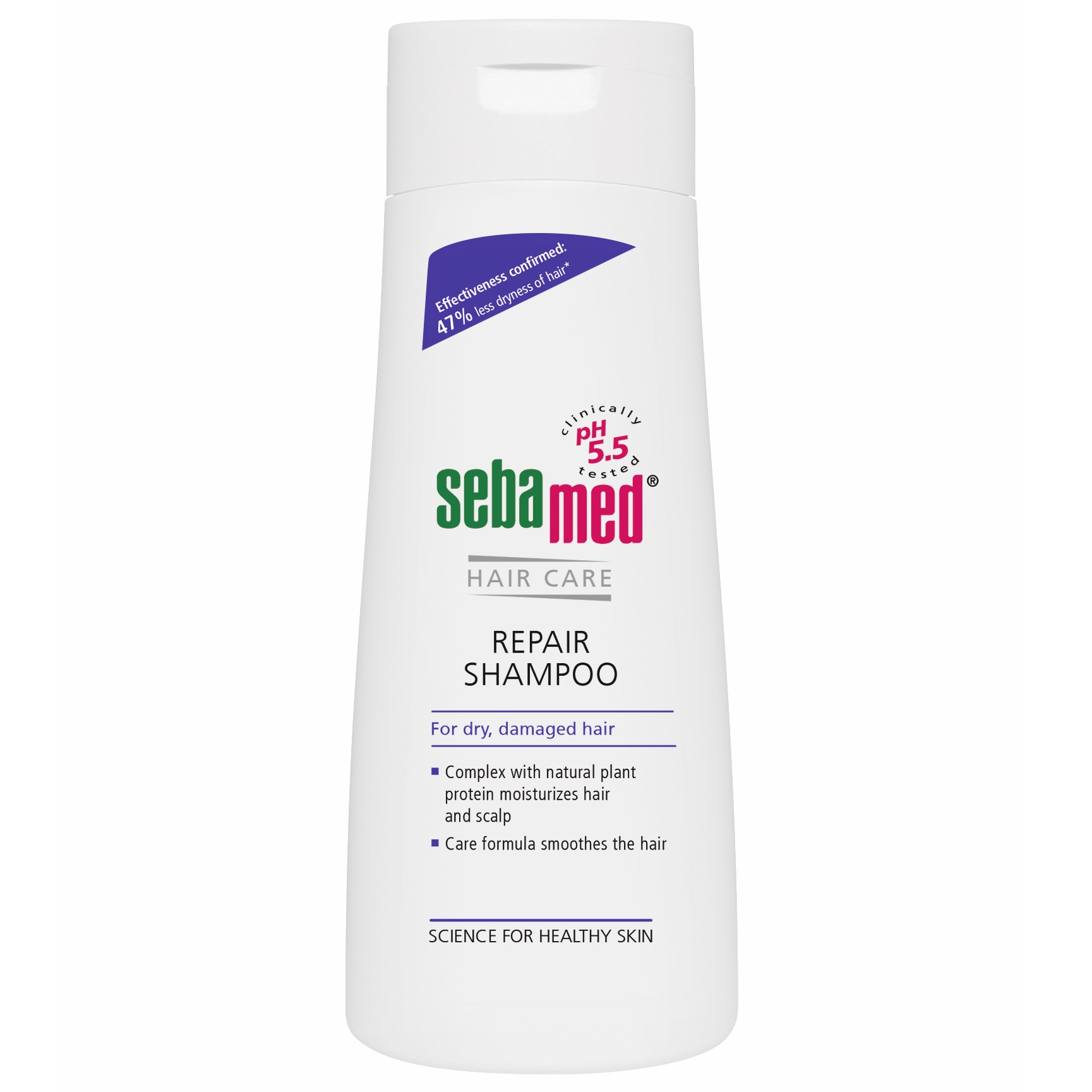 Sampon dermatologic nutritiv restructurant Sebamed pentru par deteriorat, 200 ml