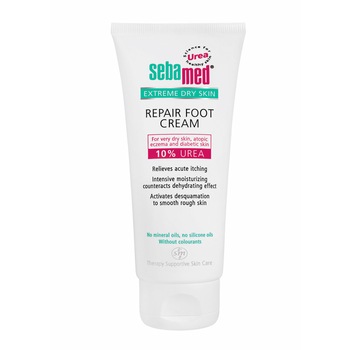 Crema dermatologica Sebamed pentru picioare, 10% uree, pentru piele foarte uscata, 100ml Crema dermatologica Sebamed pentru picioare, 10% uree, pentru piele foarte uscata, 100ml