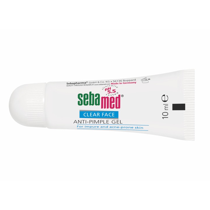 Gel dermatologic antiacneic Clear Face Sebamed pentru tratamentul cosurilor, 10 ml