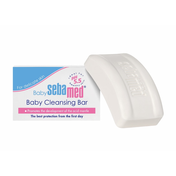 Дерматолигичен блок Baby Sebamed, Почистващ, Без сапун, 100 гр