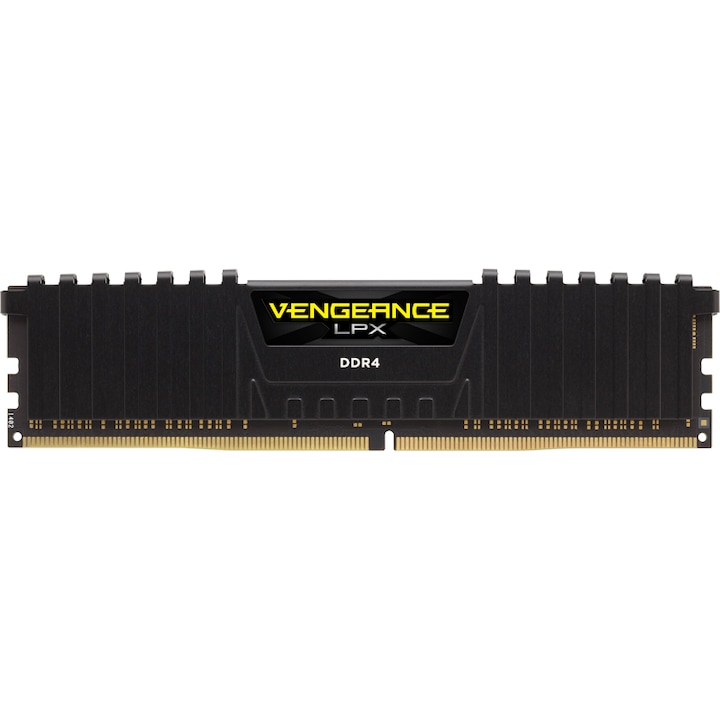 Memorie Corsair Vengeance LPX 8GB DIMM, DDR4, 2400MHz, CL14, 1.2V, XMP 2.0, Black