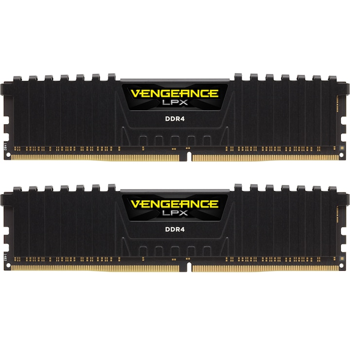 Memória Corsair Vengeance LPX 16GB (2x8GB) DIMM, DDR4, 3000MHz, CL15, 1.35V, XMP 2.0, fekete