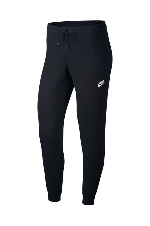Nike, Спортен панталон Essential с връзка, Бял/Черен