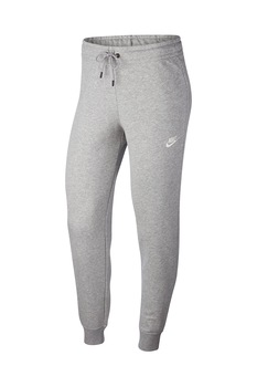 Nike, Pantaloni sport slim fit cu snur in talie Essential, Gri melange Nike, Pantaloni sport slim fit cu snur in talie Essential, Gri melange