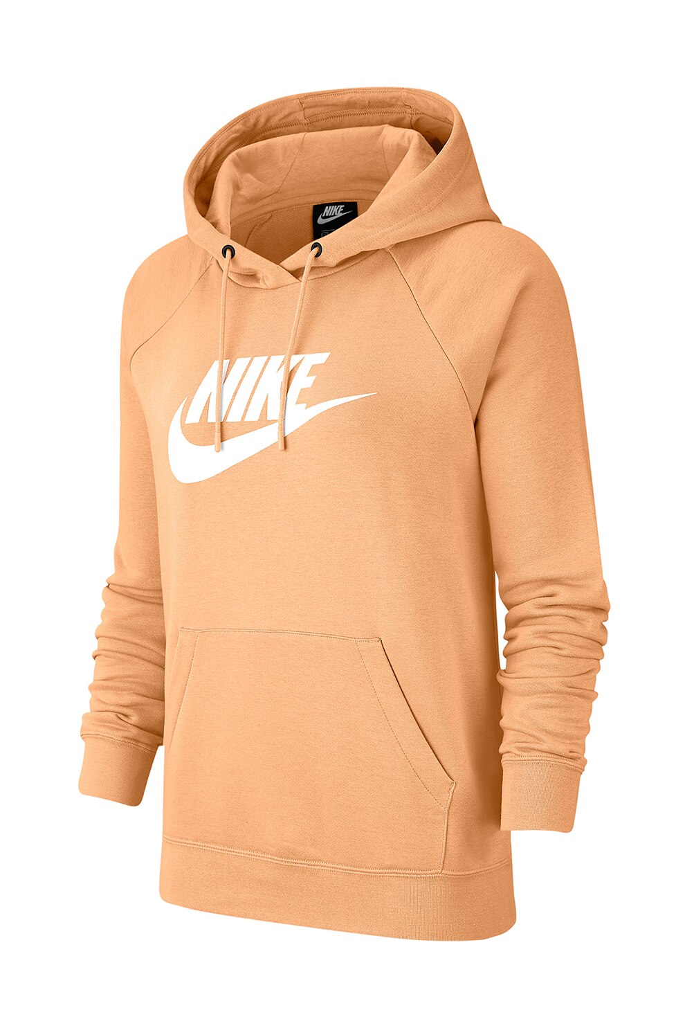 Nike, Hanorac cu maneci raglan si buzunar kangaroo Essential, Oranj