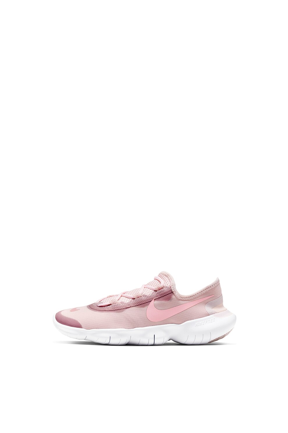 Nike, Pantofi cu logo, pentru alergare Free RN 5.0, Roz prafuit, 5