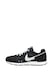 Nike, Велурени спортни обувки Venture Runner с мрежести зони, Черен/Бял, 8.5