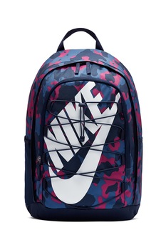Nike, Rucsac unisex cu imprimeu Hayward, Albastru/Alb/Roz Nike, Rucsac unisex cu imprimeu Hayward, Albastru/Alb/Roz