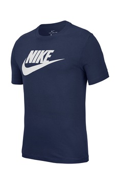 Nike, Tricou cu imprimeu logo Icon Futura, Bleumarin