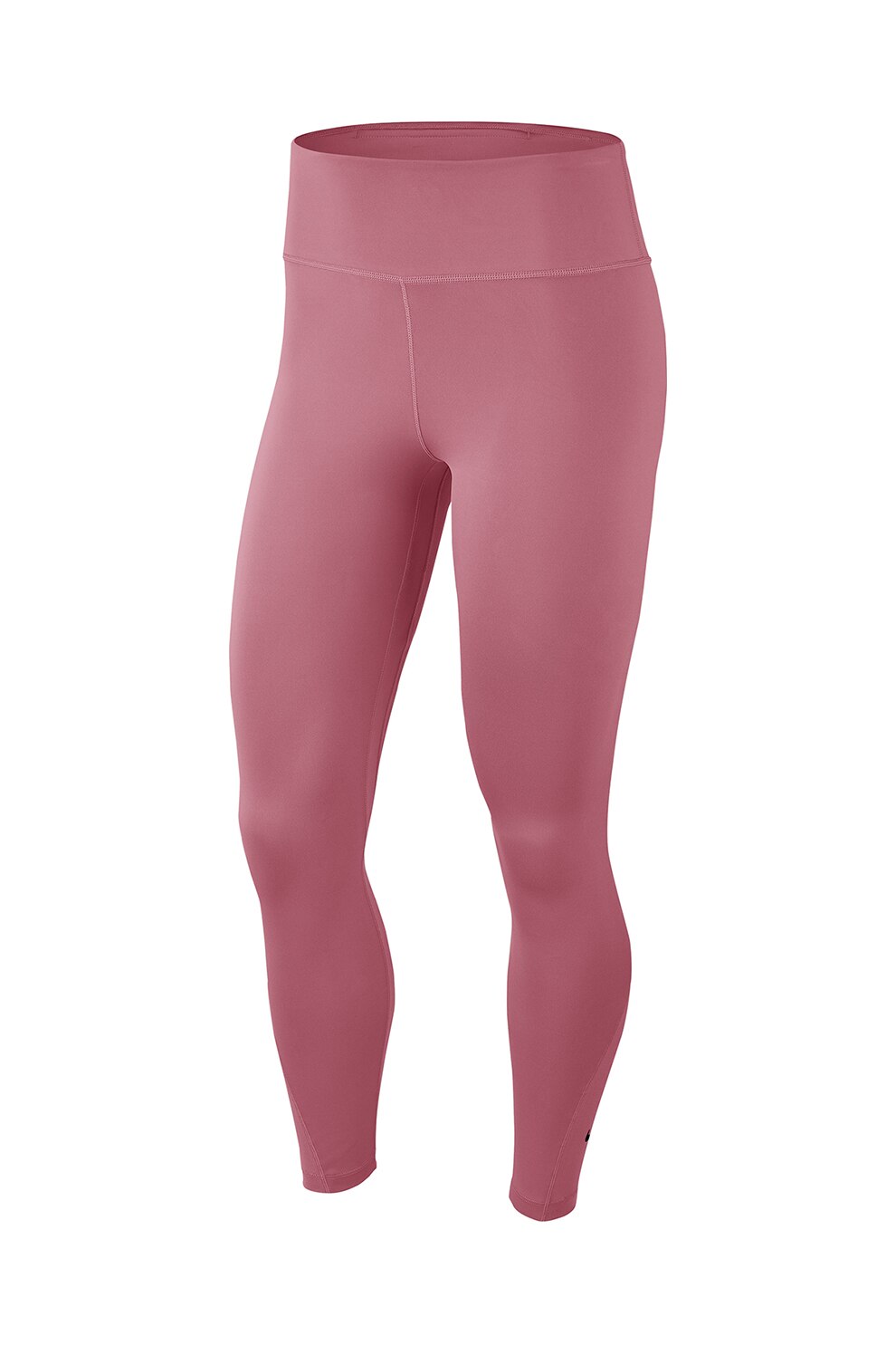 Nike, Colanti crop cu tehnologie Dri Fit, pentru fitness One, Rosu stins