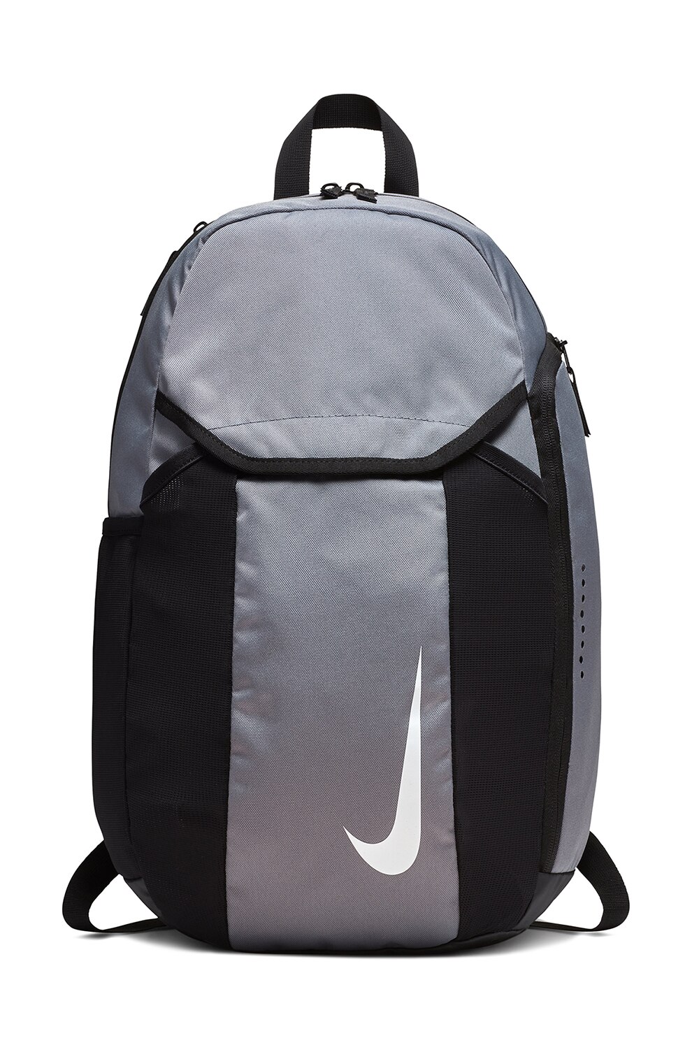 Nike, Rucsac cu model logo Academy, Gri/Negru