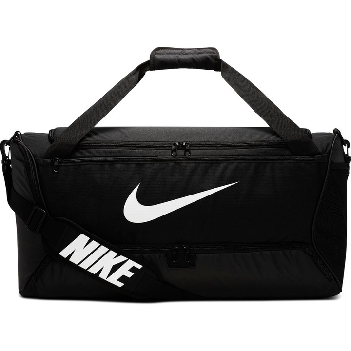 Nike, Brasilia sporttáska bevont logóval - 60 l, Grafit