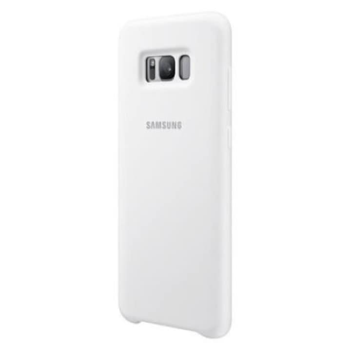Samsung Galaxy S8 + / S8 Plus Kompatibilis telefontok, puha szilikon, fehér