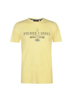 Tricou tip polo barbatesc Pierre Cardin Print Play, Galben Tricou tip polo barbatesc Pierre Cardin Print Play, Galben