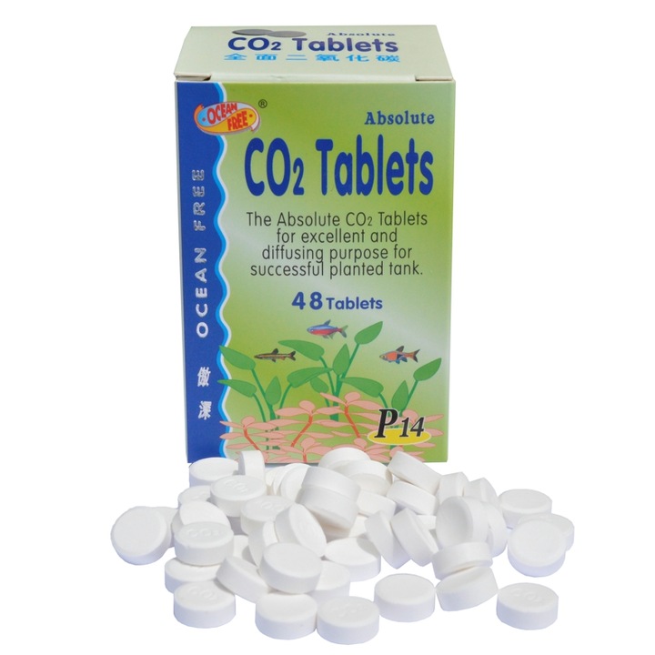 Cutie de 48 tablete CO2 pentru plante de acvariu