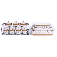 set de 7 recipiente pentru condimente si set de 3 tavi pentru cuptor din portelan termorezistent luxury collection  imprimeuri aurii imagen 23_1_
0