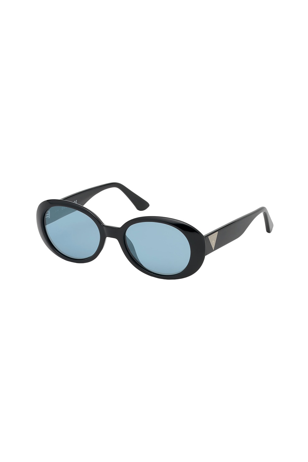 Guess, Ochelari de soare butterfly polarizati, Negru/Albastru, 54-18-145 Standard