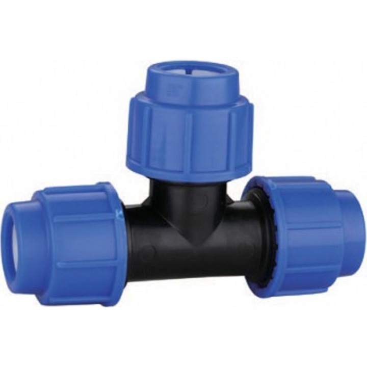 Teu compresiune egal PEHD D32 mm Beldeny