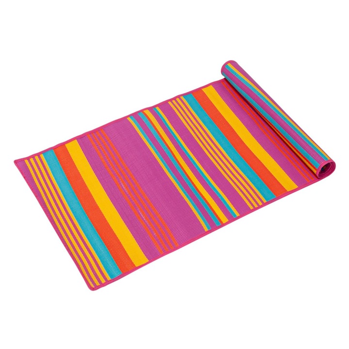 Rogojina pentru plaja, multicolor, 185x65 cm
