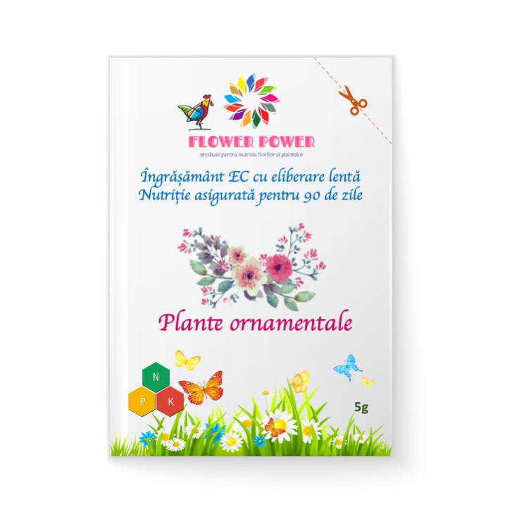 Ingrasamant cu eliberare lenta pentru Plante Ornamentale (plic 5 grame)