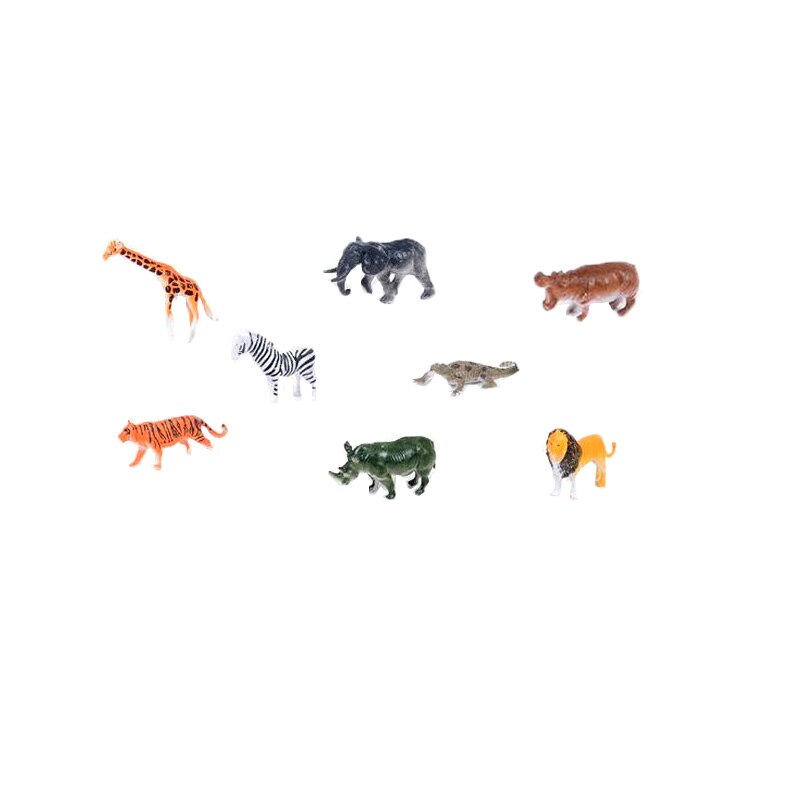 Set animale 8 piese NN Animals World 646, Multicolor