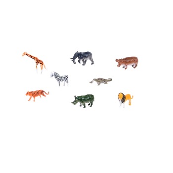Set animale 8 piese NN Animals World 646, Multicolor Set animale 8 piese NN Animals World 646, Multicolor