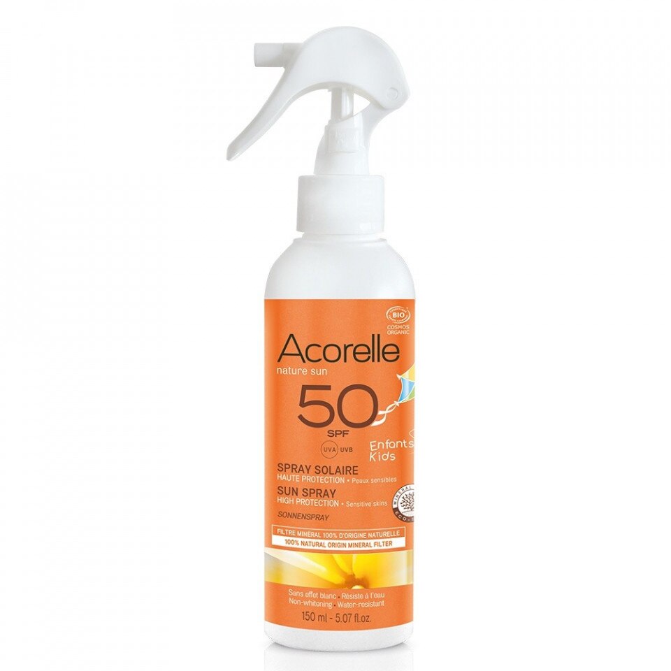 Spray solar pentru copii SPF 50, Acorelle, 150 ml